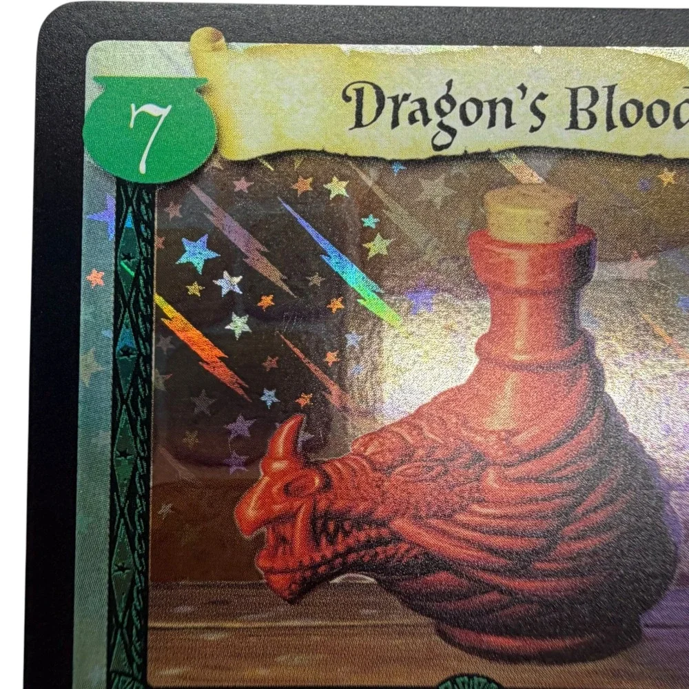 Harry Potter TCG Dragon's Blood 5/80 Chamber of Secrets Foil Spell Card 2002